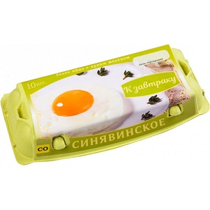 Яйцо Синявинское к завтраку СО 10шт